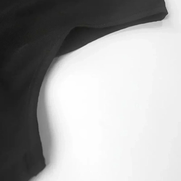 COPY - V-Neck Mini Dress - Casual Ruffle Hem - Picture 7 of 9